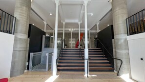 Interior entrance