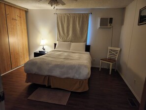 master bedroom with attached full bathroom 