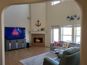 Living Area 75" TV