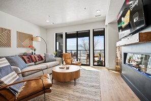 The view from the living room, dining area, and kitchen is phenomenal.