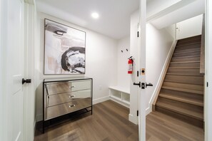 Neat and organized entryway for your convenience.
