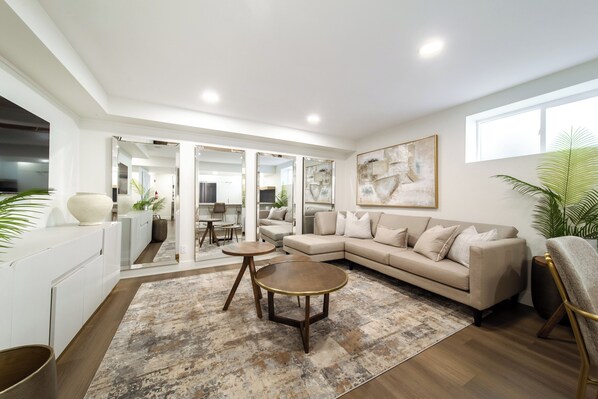 Comfortable seating for family and friends.