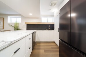 Fully equipped kitchenette for your convenience.