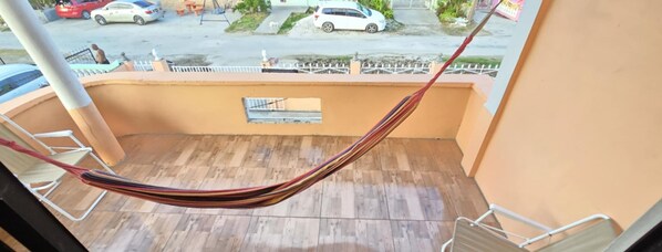 Front patio - View of the street. 