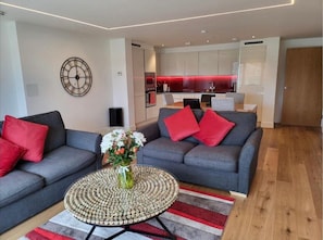 Living Room and Kitchen/Dining 