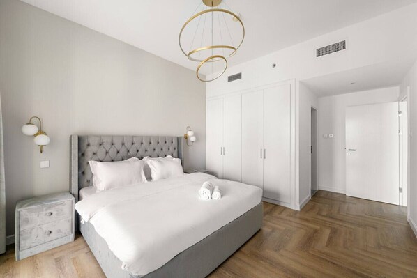 Bedroom: Experience chic comfort with stylish decor and modern features!