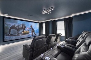 Movie Theater - 150" Screen-Surround Sound