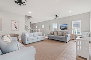 A living room fit for the whole crew