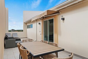 Outdoor dining table