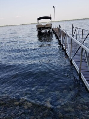 The Lake is Clear and Welcoming -- Sorry, but the boat is not for rent