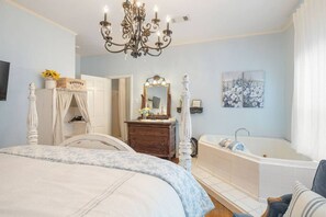 Large soaking tub