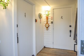 MAIN Entrance door to the Unit. ONE security camera installed here. Common space