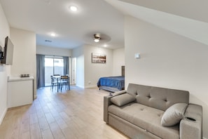 Studio | Single-Story Unit | Queen Bed | Full Sleeper Sofa