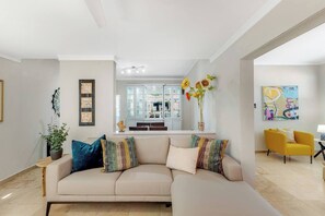 Plenty of seating in the living area