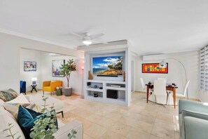 Relax in the large living area