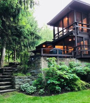 View from the fire pit