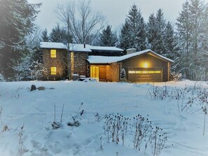 Winter view from front yard