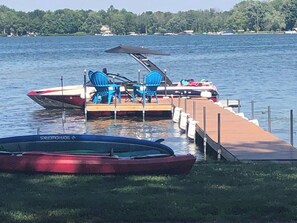 Private dock - kayaks provided