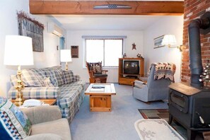 Living Room - recently installed 32" flat smart TV