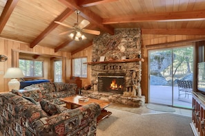 Living Room with a view to the deck area