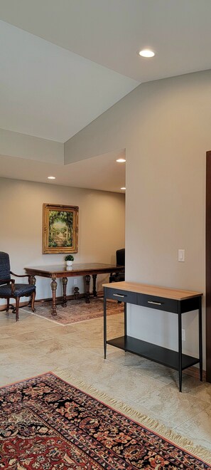 View from Great Room to Dining Area