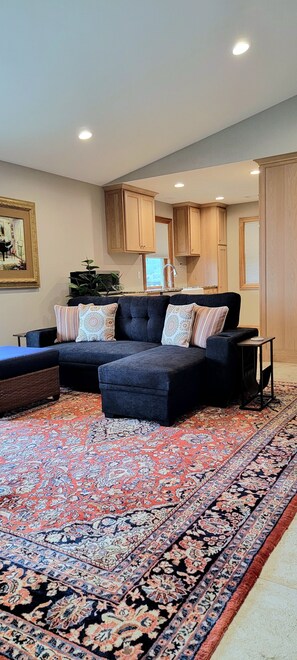 Sofa seating in Great Room