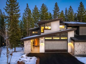 Exterior: On-site parking for 3 cars (1 in garage, 2 in driveway)