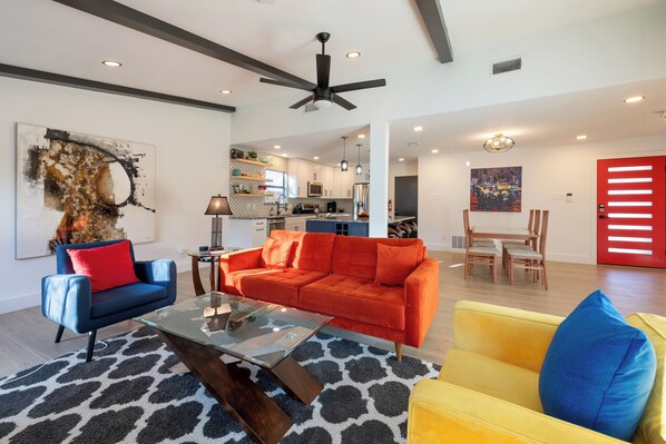 Bright, energizing design.