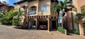 Large Townhouse - View on entry through security gate.