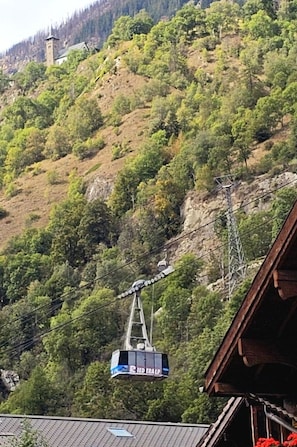 Téléphérique, Station De Montagne, Pente