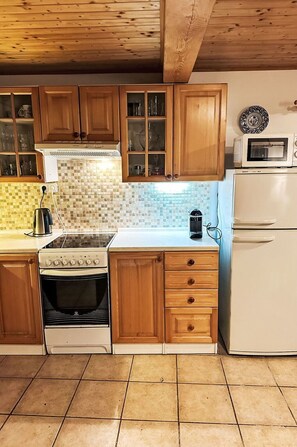 Cabinetry, Kitchen Appliance, Kitchen, Major Appliance, Countertop, Furniture, Wood, Flooring, Home Appliance, Interior Design