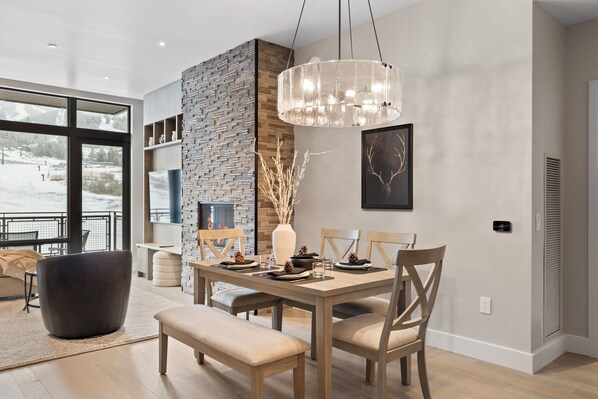 Dining Room | Aurora Summit in Deer Valley, Utah by Luxus Vacation Properties
