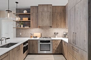 Kitchen | Aurora Summit in Deer Valley, Utah by Luxus Vacation Properties