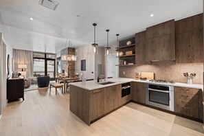 Kitchen | Aurora Summit in Deer Valley, Utah by Luxus Vacation Properties
