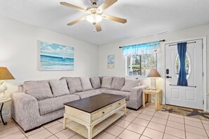 Great sectional sofa in the living area