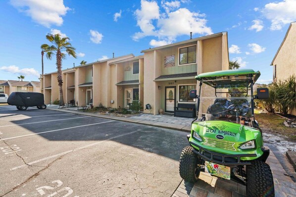 Enjoy complimentary golf cart use!
