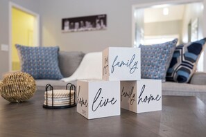 Enjoy this space with friends and family. Share some laughs and feel at home.