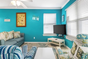 Unit A - living room