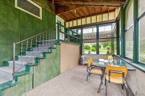 Back enclosed porch area