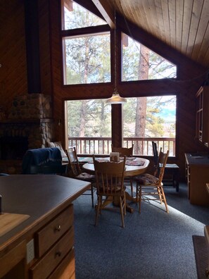 dining area (work desk to the right) 