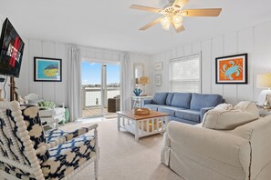 Waterfront charm meets cozy elegance—relax and enjoy the view! 
