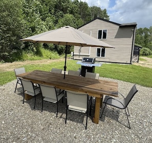 Weber Grill & Large Table