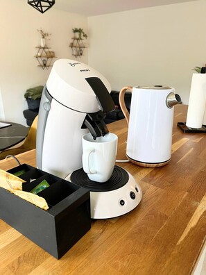 Kaffe och/eller kaffebryggare
