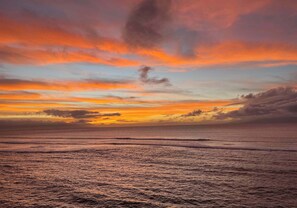 Gorgeous West Maui Sunsets can be enjoyed directly from one of two Lanais (patio/balconies)