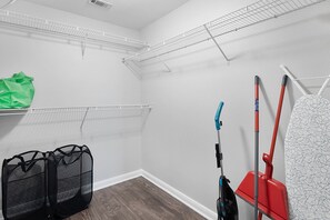 Handy laundry room to keep things organized.