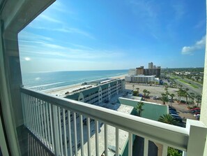 Sip your coffee and soak in the panoramic seaside views.