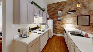 Fully stocked kitchen