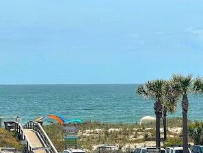 100 steps to the sand and surf...