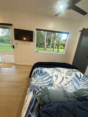 The bedroom view