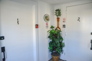 MAIN Entrance door to the Unit. ONE security camera installed here. Common space